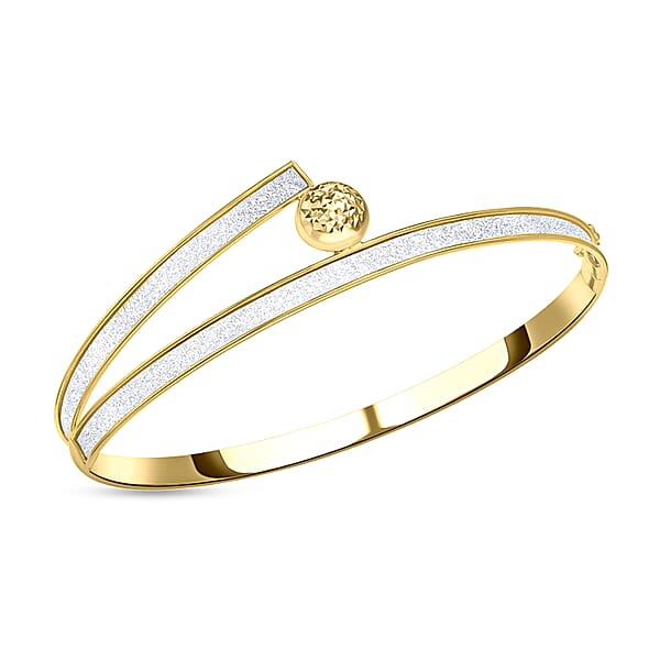 Hatton Garden Close Out deal Gold Stardust Bangle in 9K Yellow Gold