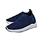 Fly Knit Ankle Trainers in Navy (Size 3)