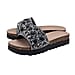 Diamante Pattern Flat Slider in Black (Size 3)