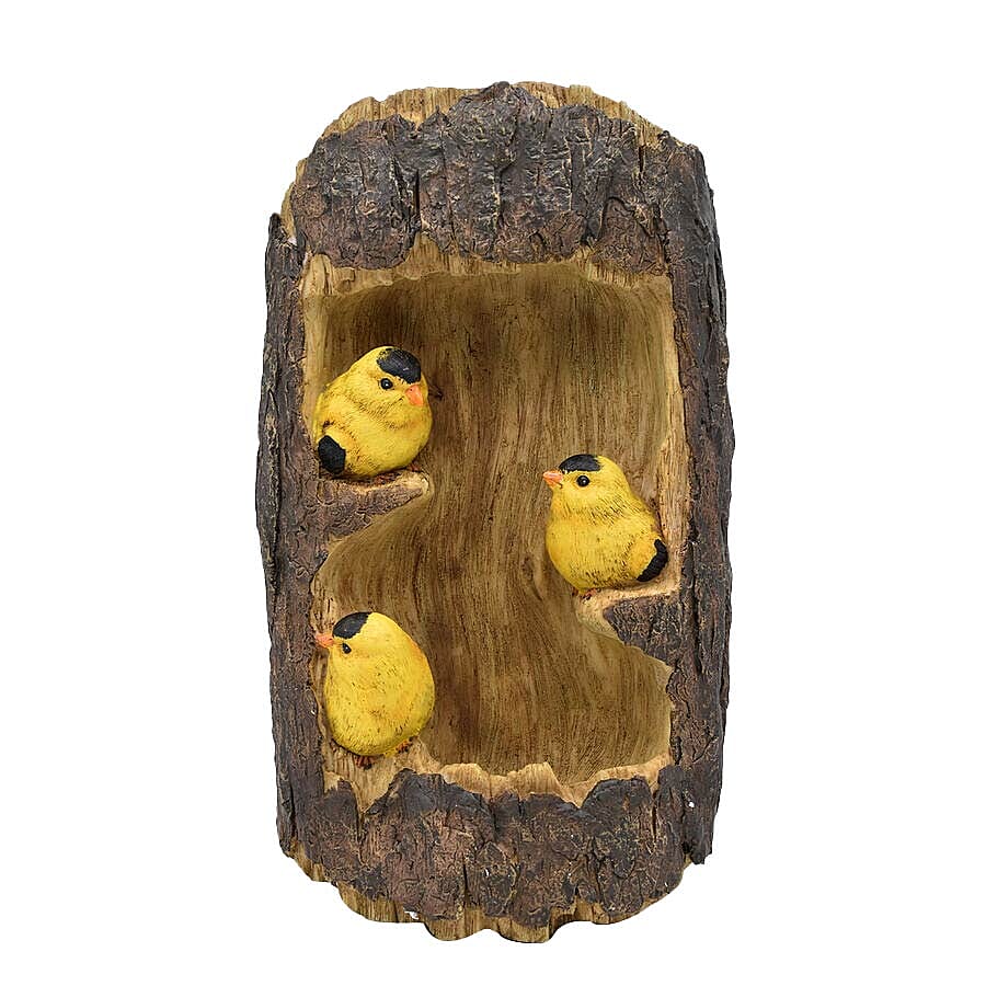 Decorative Solar Birds in Tree Light