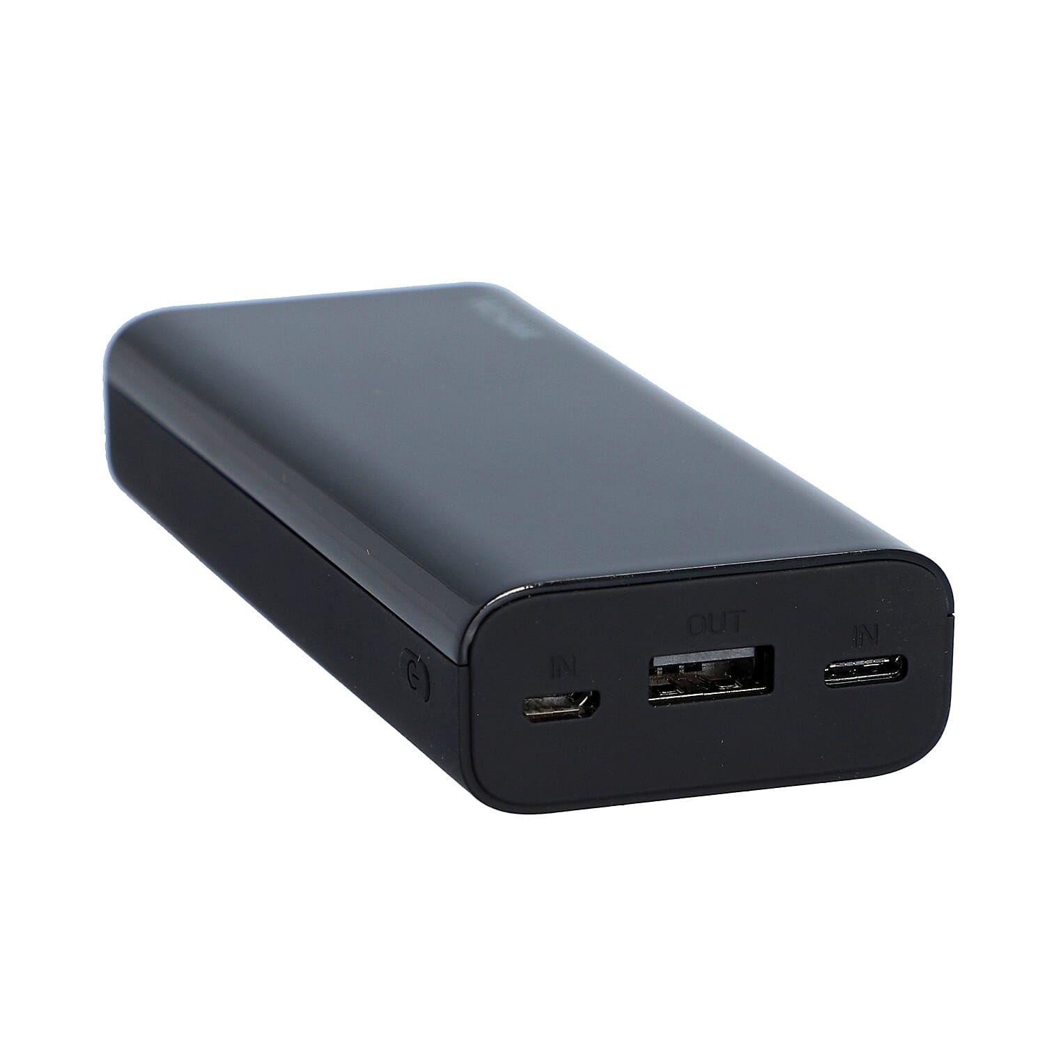 Wesdar 10000 mah Portable Power Bank with Built-in Display Screen (Size:11x5x2Cm) - Black
