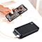 Wesder 10000 mAh Portable Power Bank S69 with Double USB Output - Black