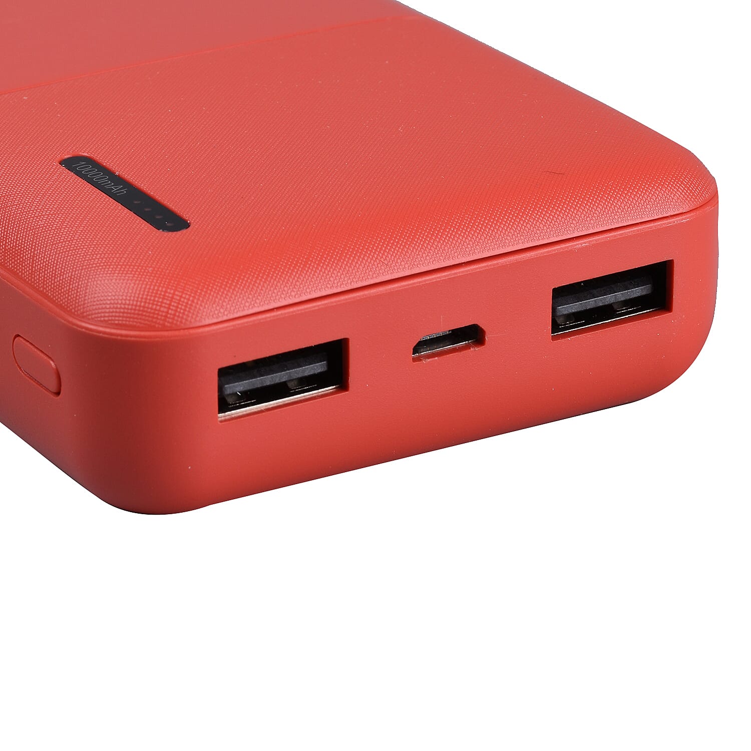Wesdar 10000 mah Portable Power Bank S69 with Double USB Output (Size:10x6Cm) - Red