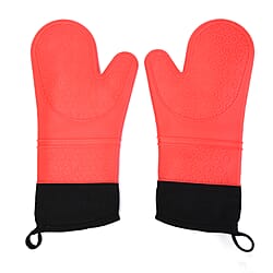 Silicone oven mitt -1 PAIR-Blue