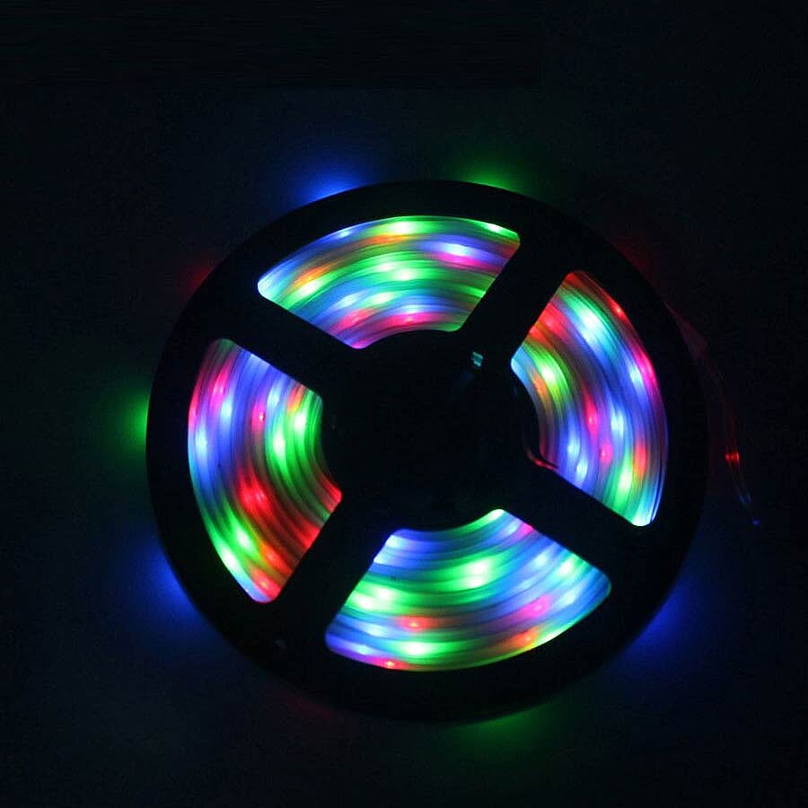 Solar Strip Lights - Multi Colour - 3 Modes - 3m