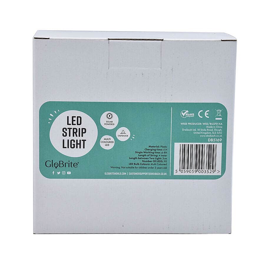 Solar Strip Lights - White - 3m