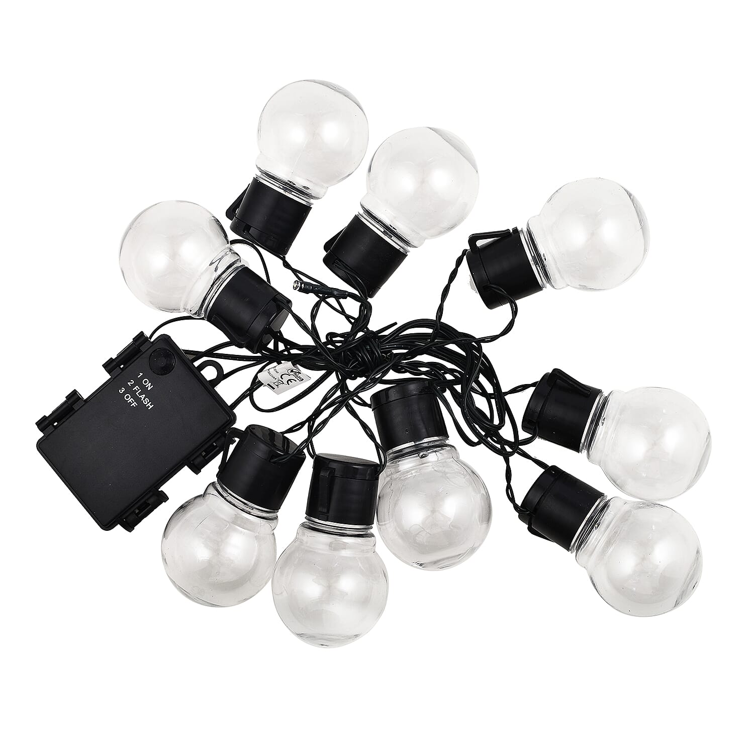 Battery Operated - 10 Retro Bulb Lights -