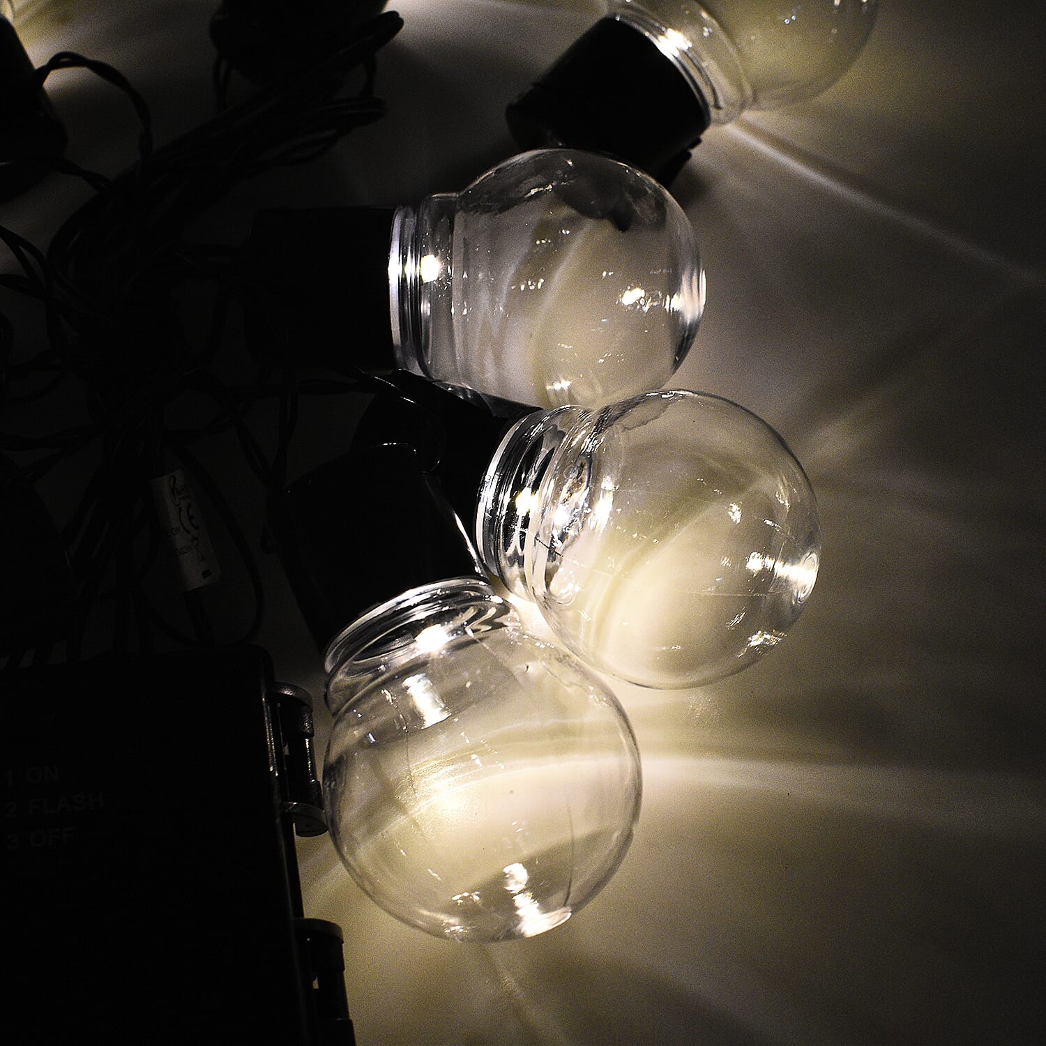 Battery Operated - 10 Retro Bulb Lights -