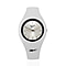Reebok Water Resistant Sports Watch with White Silicone Strap