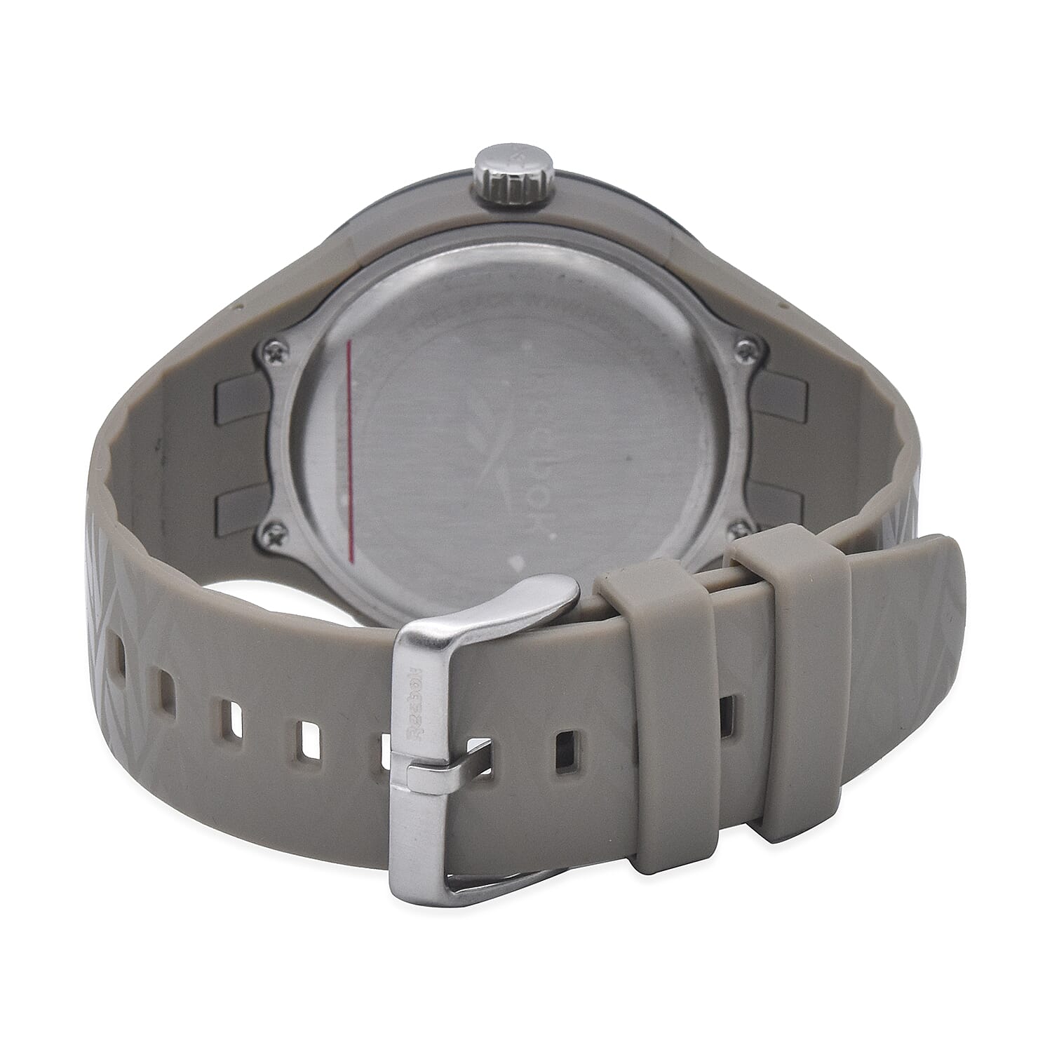 Reebok Water Resistant Sports Watch with Silicone Strap in Grey