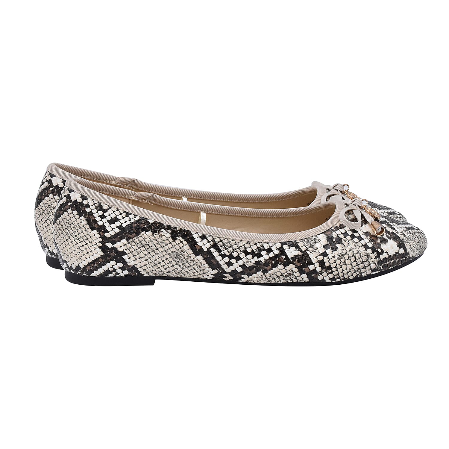 Black Patch Slip-On Shoe (Size 3)