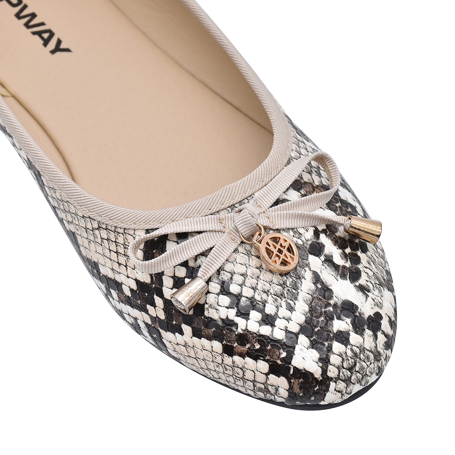 Black Patch Slip-On Shoe (Size 3)