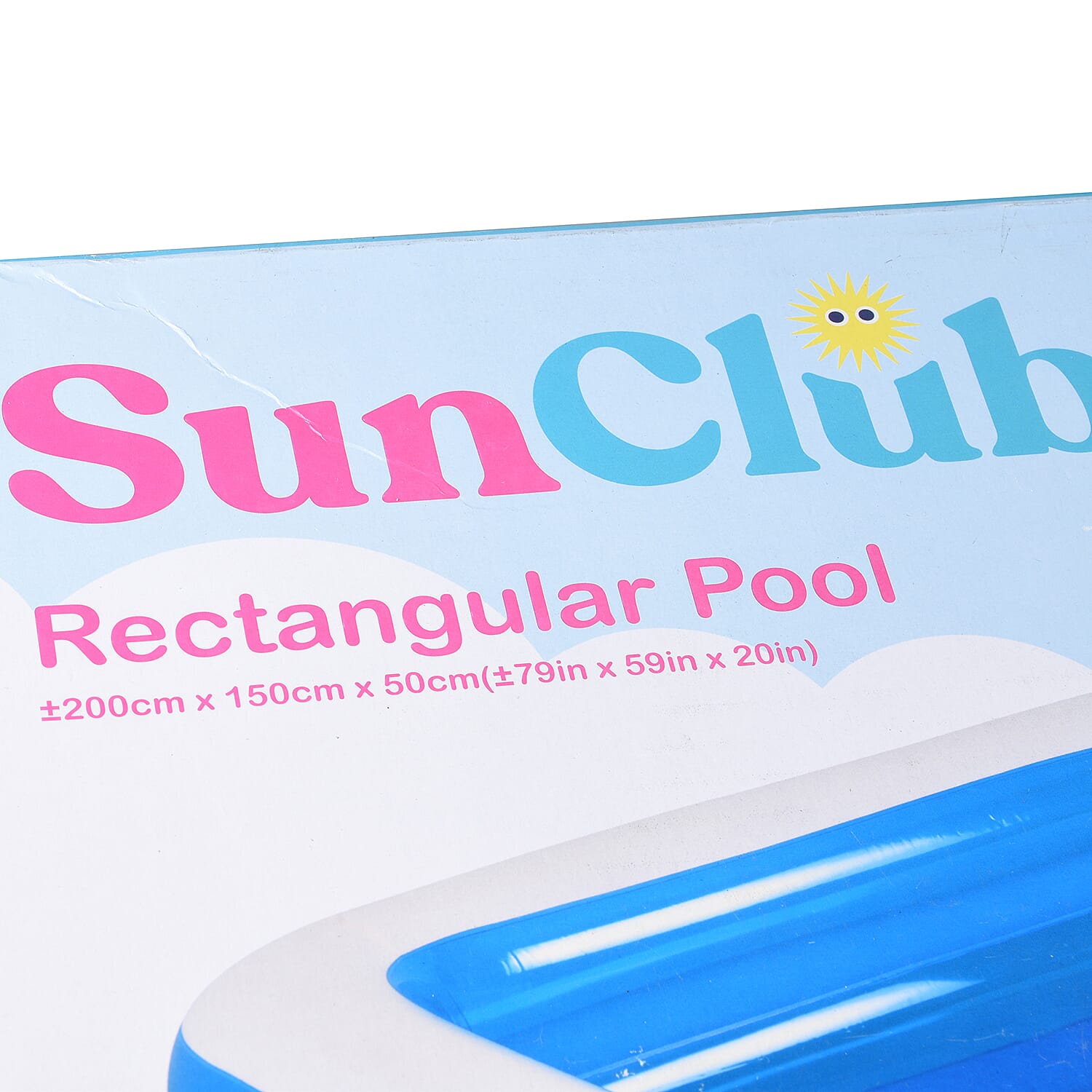 Rectangular Inflatable Paddling Pool 6.7ft