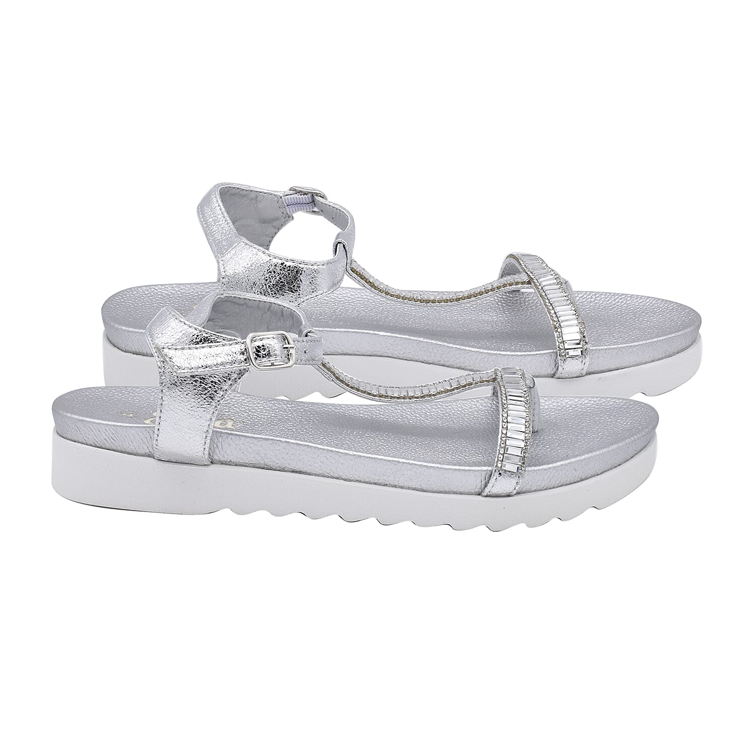 Ella Alison Toe Post Comfortable Sandal in Black (Size 4)