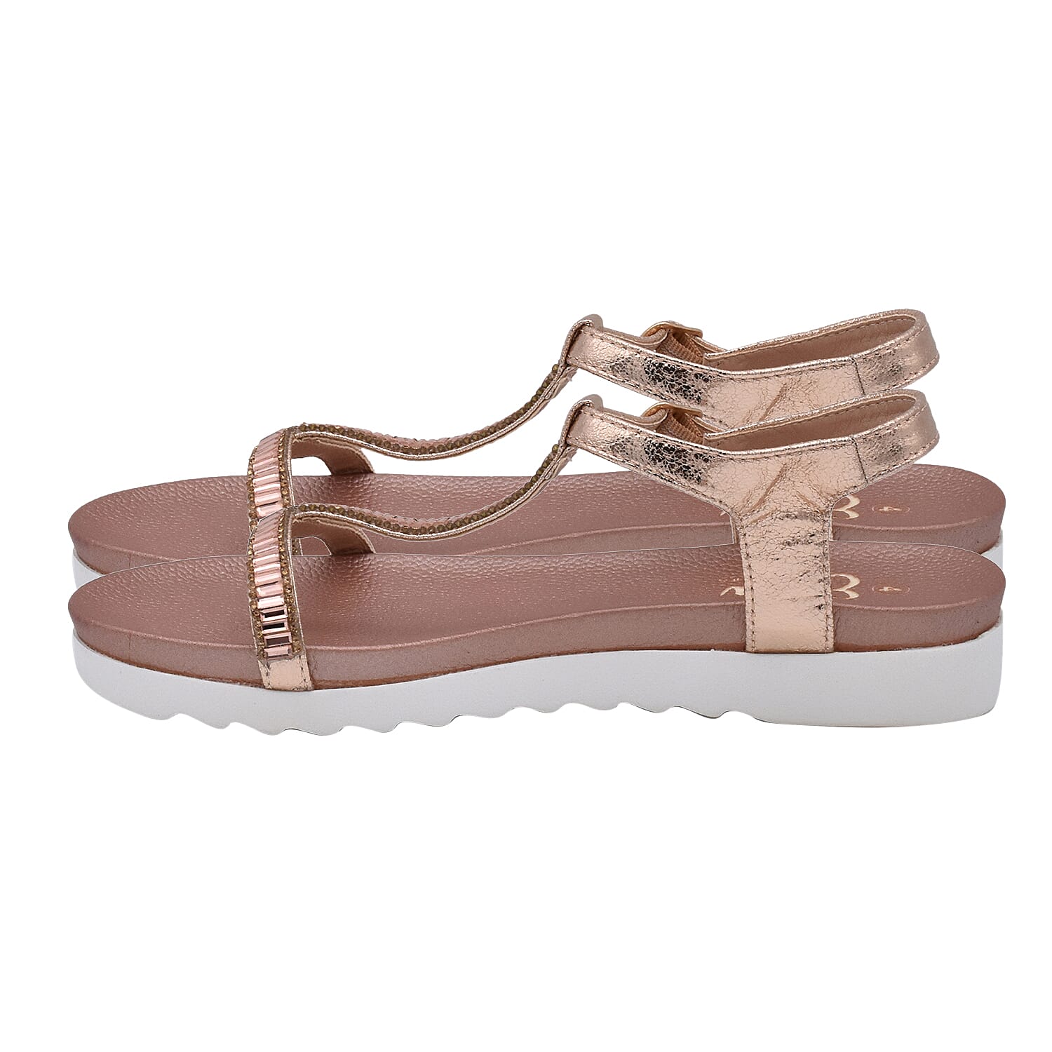 Ella Alison Toe Post Comfortable Sandal in Black (Size 4)