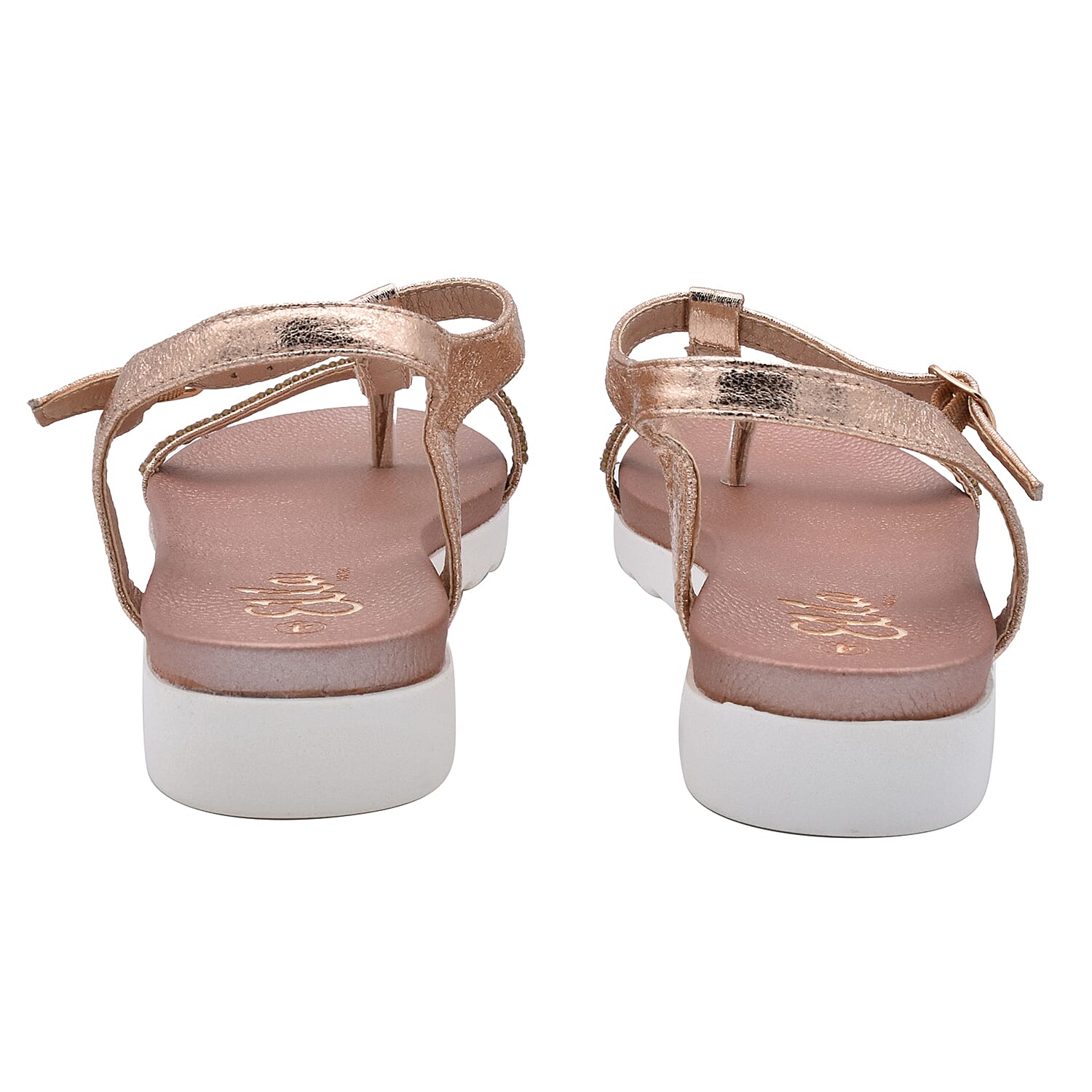 Ella Alison Toe Post Comfortable Sandal in Black (Size 4)