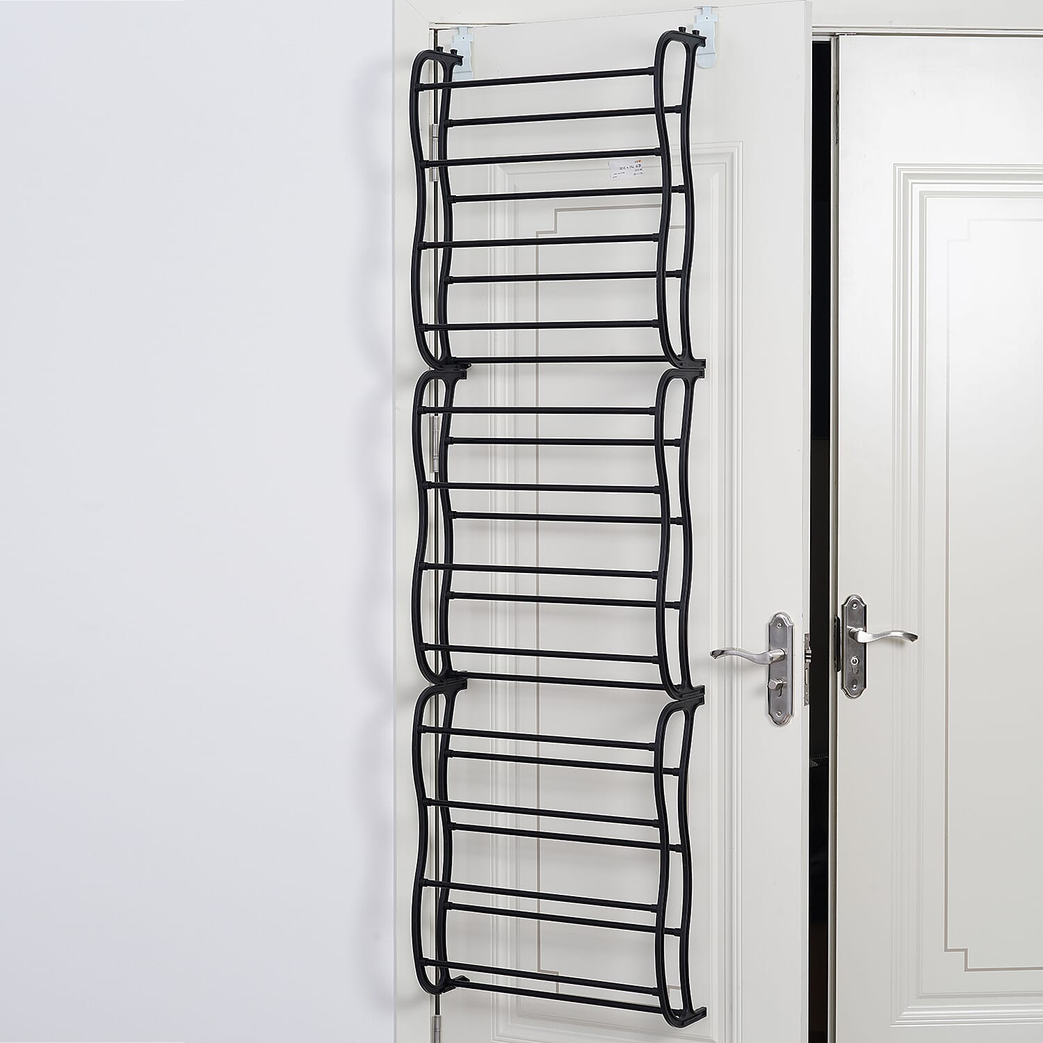 12 Layer Shoes Rack (Size 183x50x20 Cm) - Black