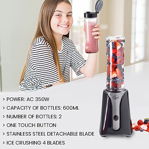 Personal Blender BPA Free - Black & Grey