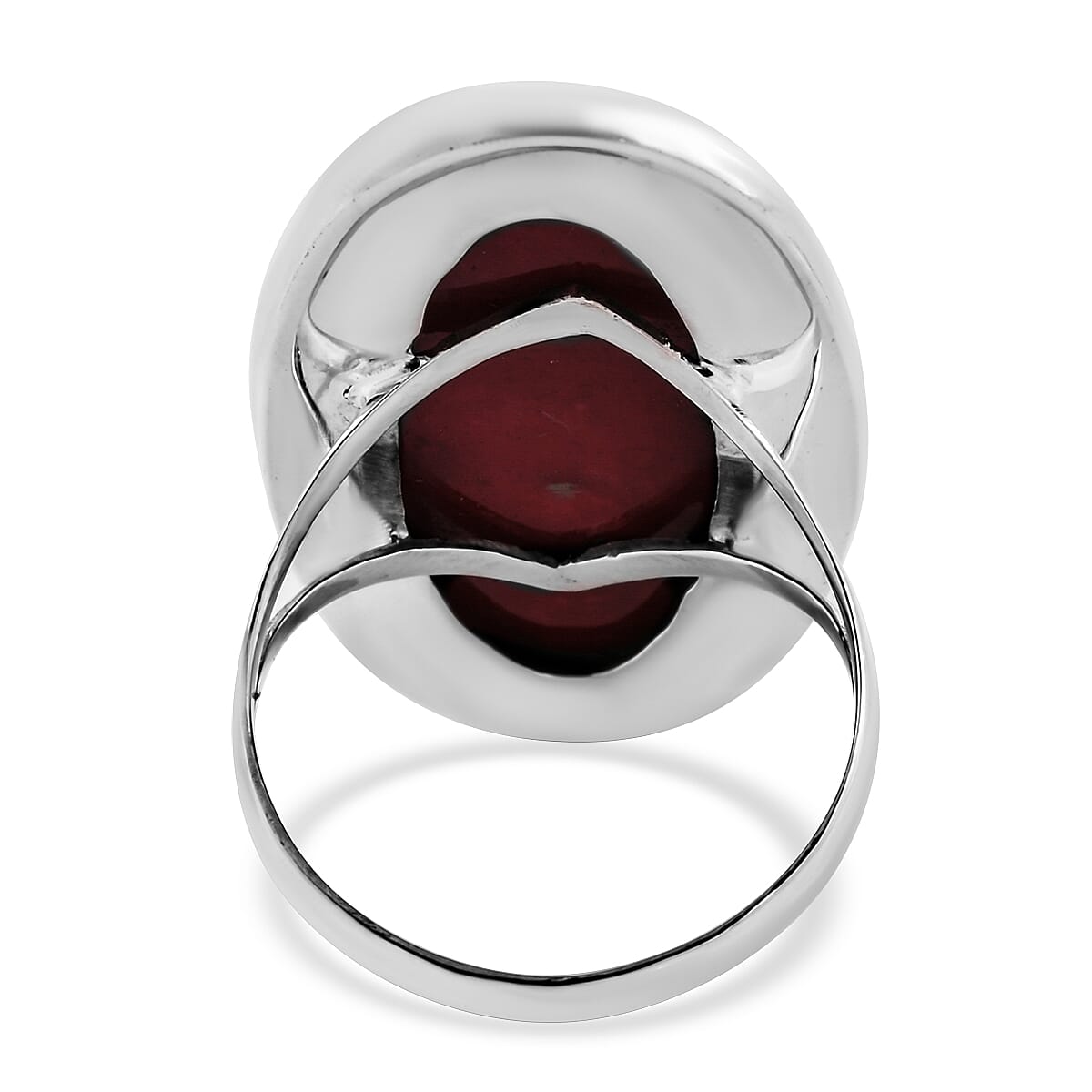 Royal Bali Collection - Sponge Coral Ring in Sterling Silver