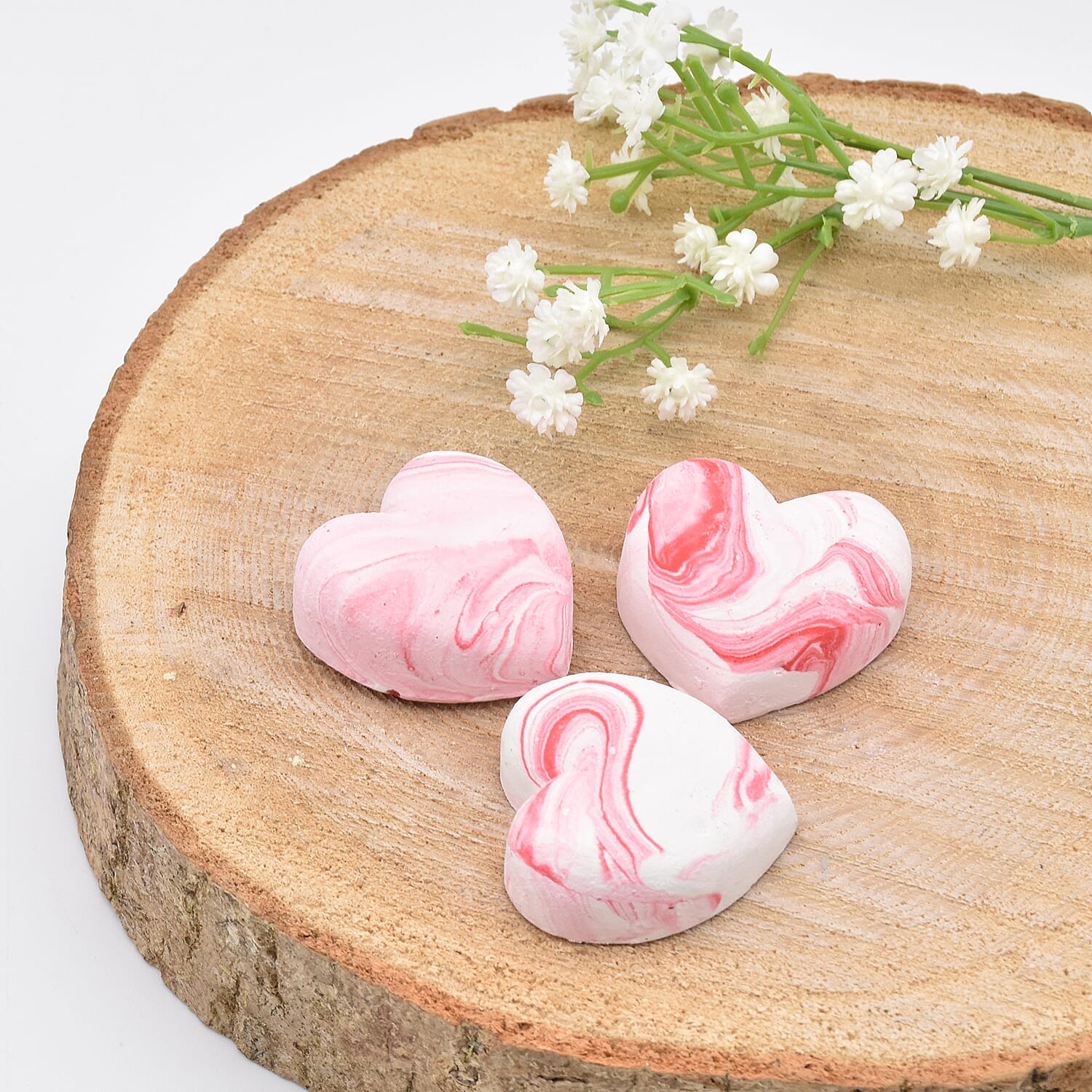 Emotif Antheia Freshener Hearts (6 Pcs) - White, Pink and Red