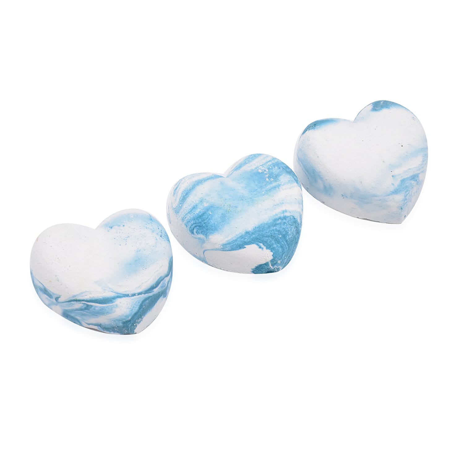 Emotif Sulis Freshener Hearts (6 Pcs) - White and Baby Blue