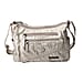 Multi Pocket Crossbody Bag with Zipper Closure and Adjustable Shoulder Strap (Size 30x20x11cm) - Champagne