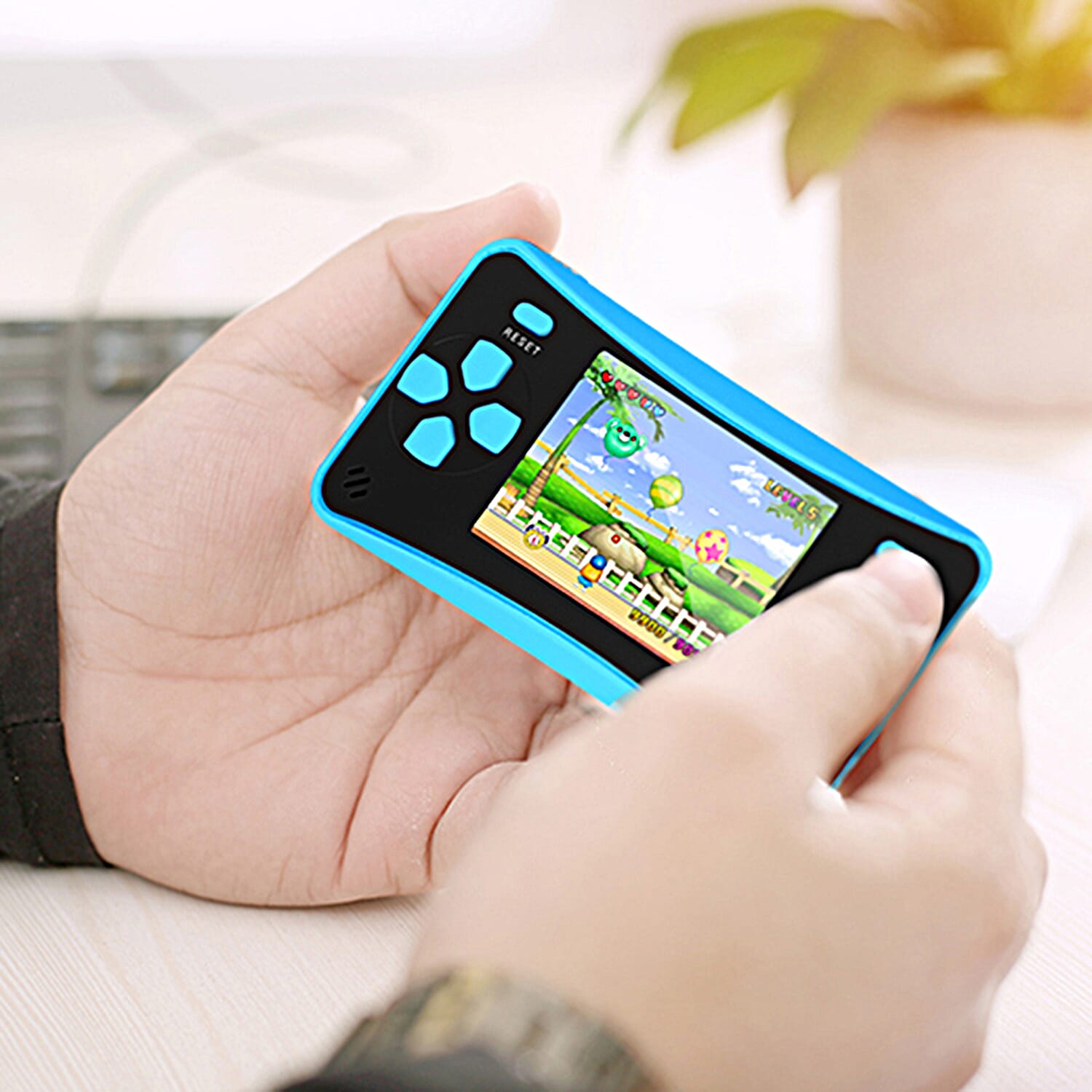 Aquarius Handheld Game (220 Games) - Blue