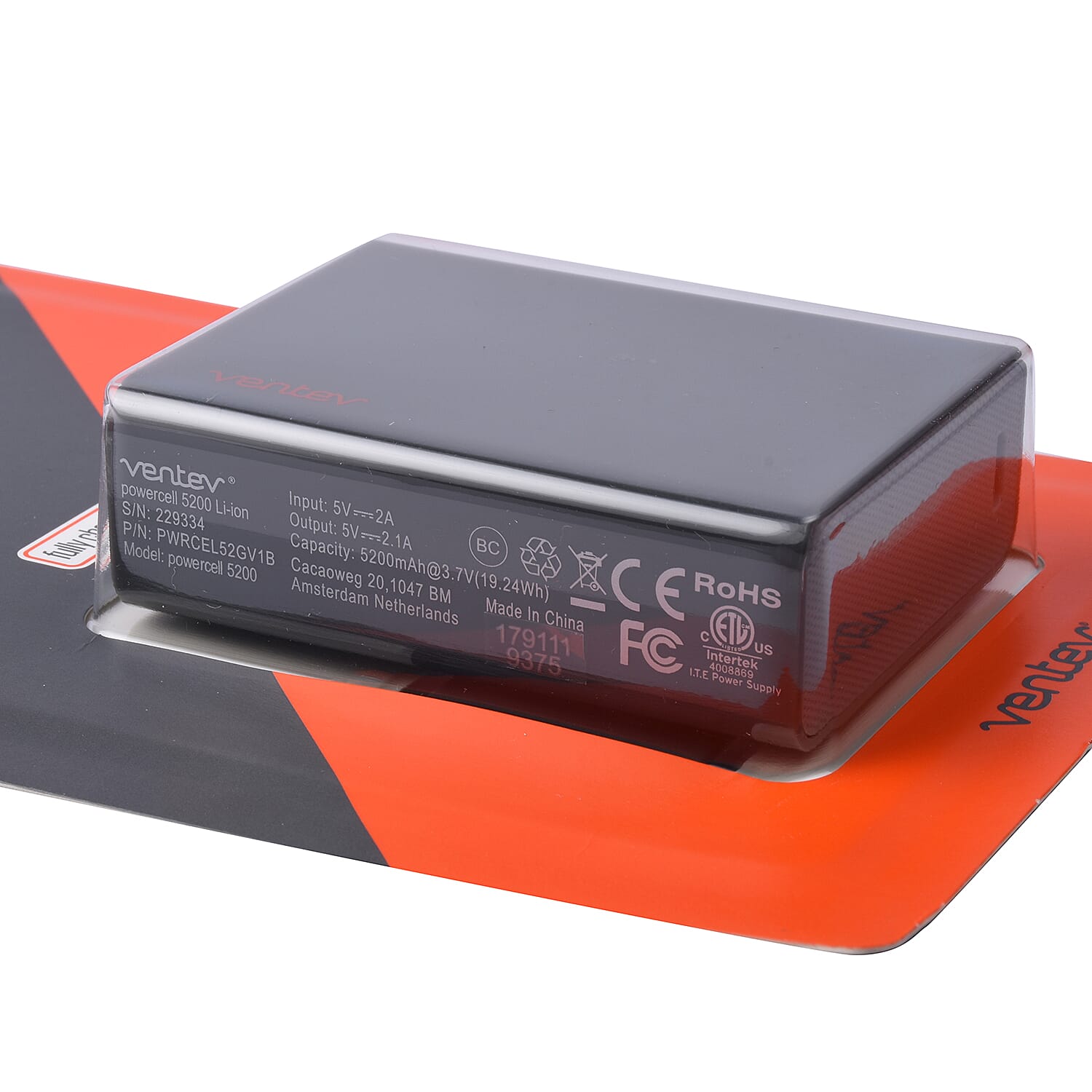 Mobile Charging Device - Ventev Powercell 5200 Gray UP