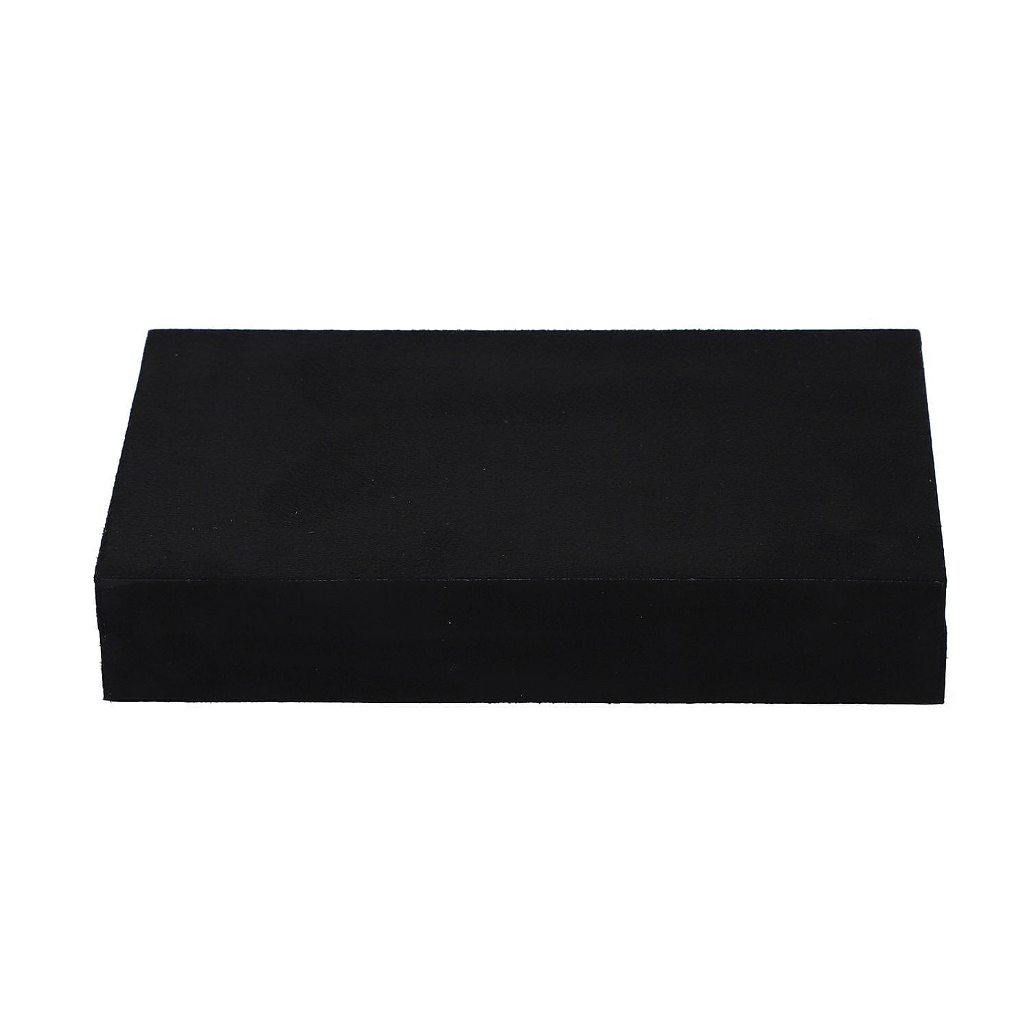DOD- Luxurious Velvet Anti-Tarnish Jewelry Organizer Box - Black