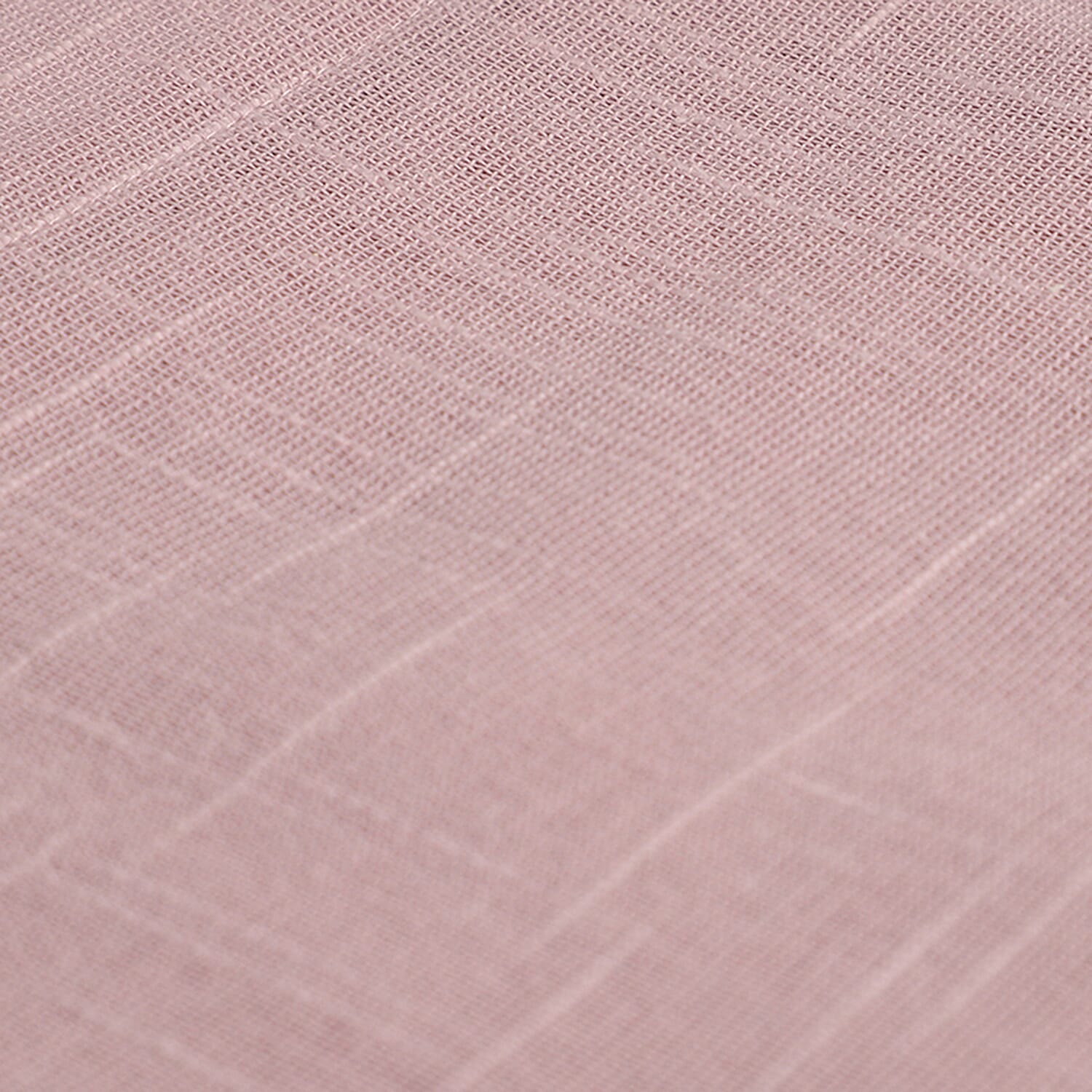 Set of 2 - 100% Cotton Textured Slub  Curtain with Eyelets (Size 140x234cm) - Dusky Pink  (55X92 inch)