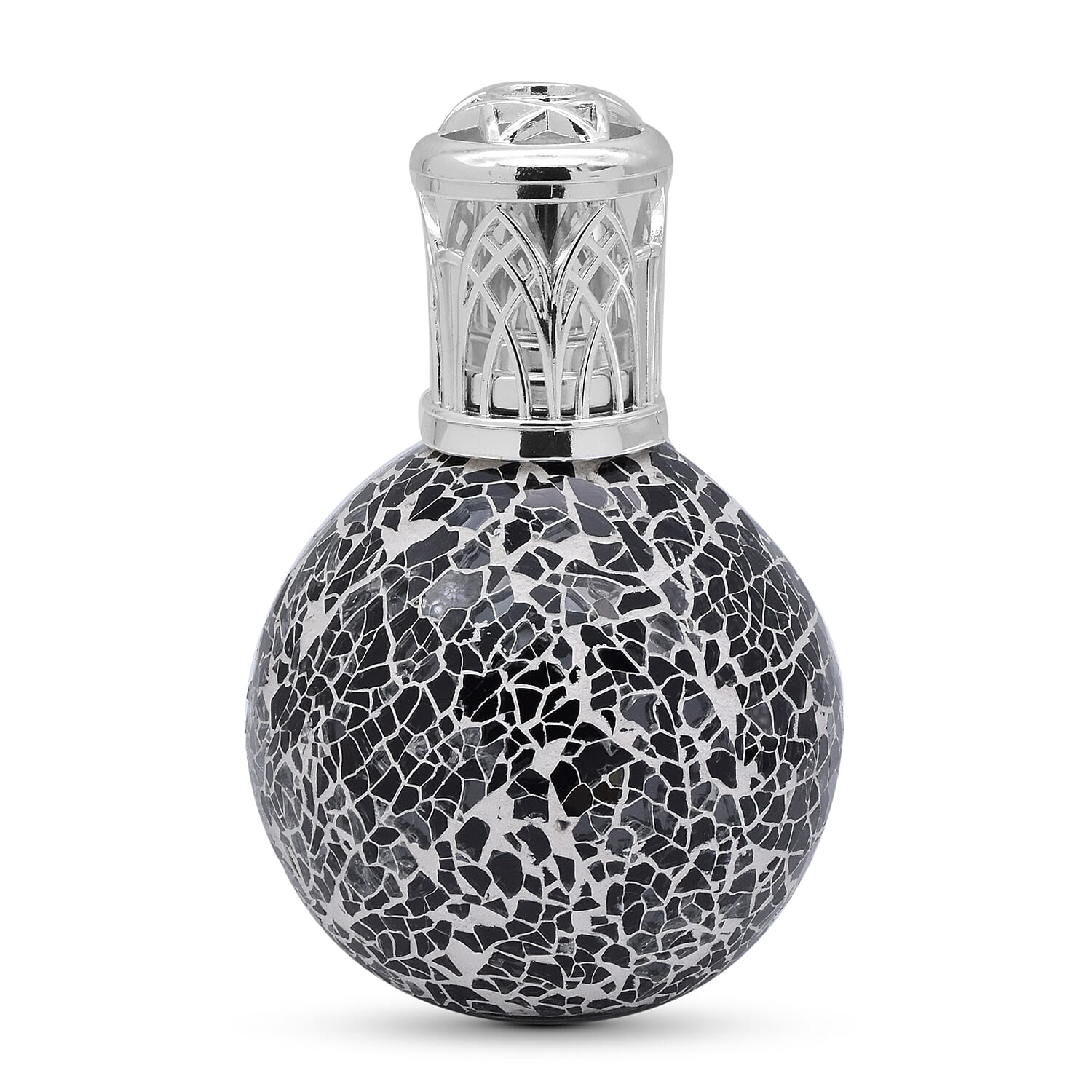 Black Mosaic Fragrance Lamp (Size 16x8cm)