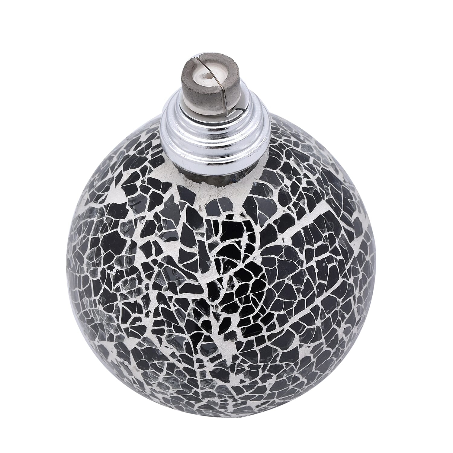 Black Mosaic Fragrance Lamp (Size 16x8cm)