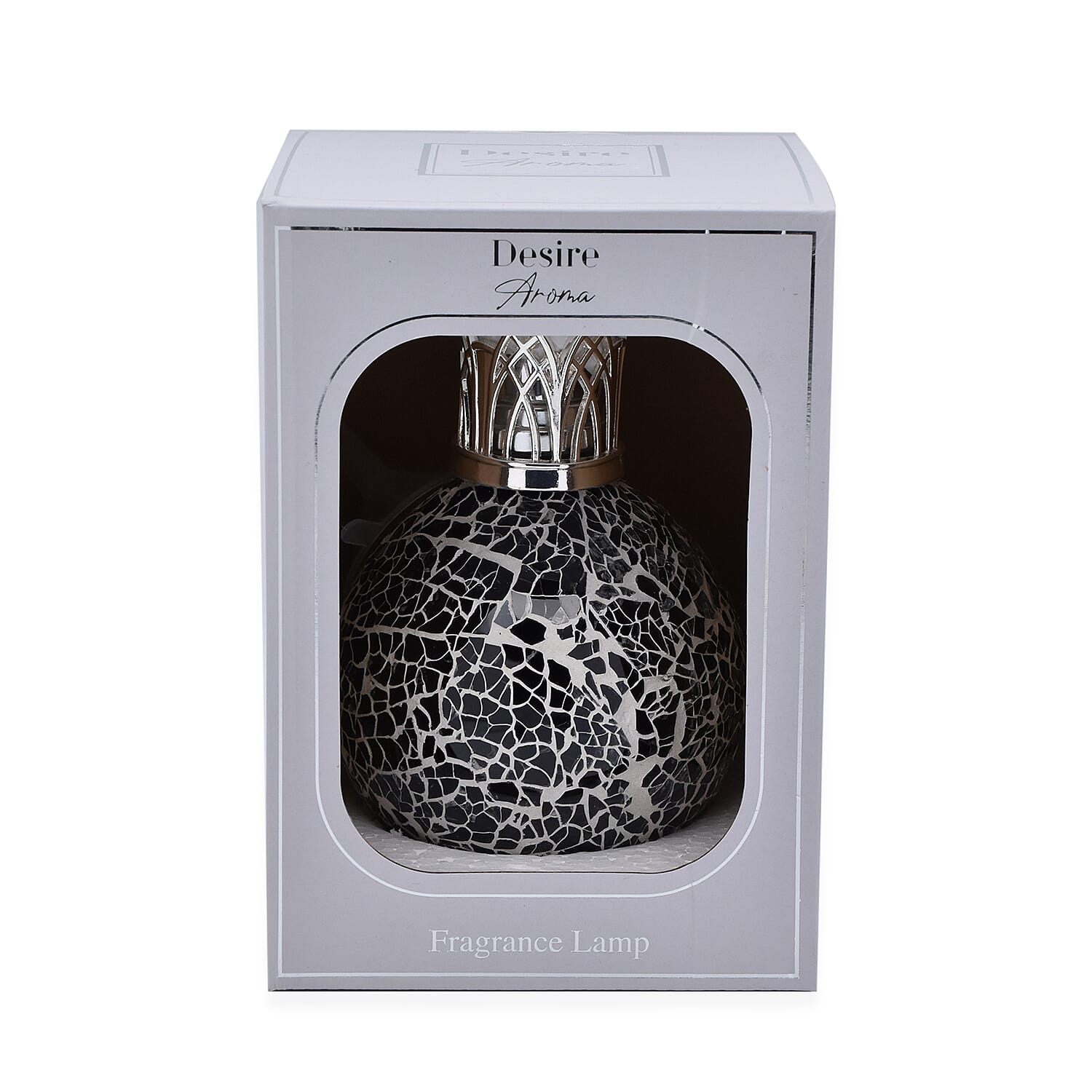 Black Mosaic Fragrance Lamp (Size 16x8cm)