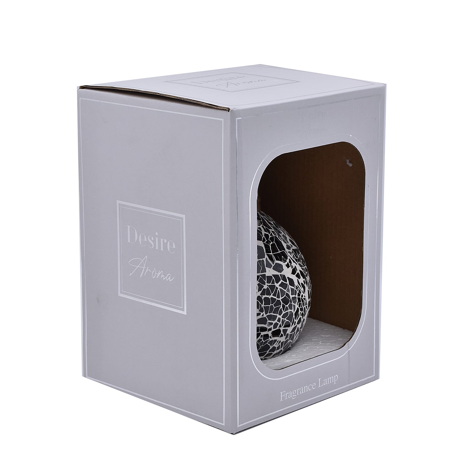 Black Mosaic Fragrance Lamp (Size 16x8cm)