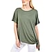NOVA of London Khaki Scoop Neck Side Tie Top ( size up to 20)