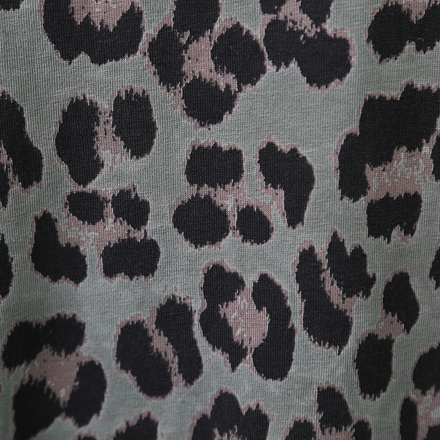 Nova of London Off Shoulder Leopard Print V-Neck Oversized Dress  in Beige (Length 92cm) (Size up to 20)