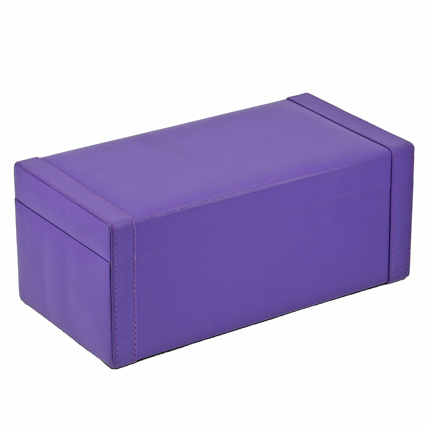 Jewellery Box with Multiple Storage Options - Purple