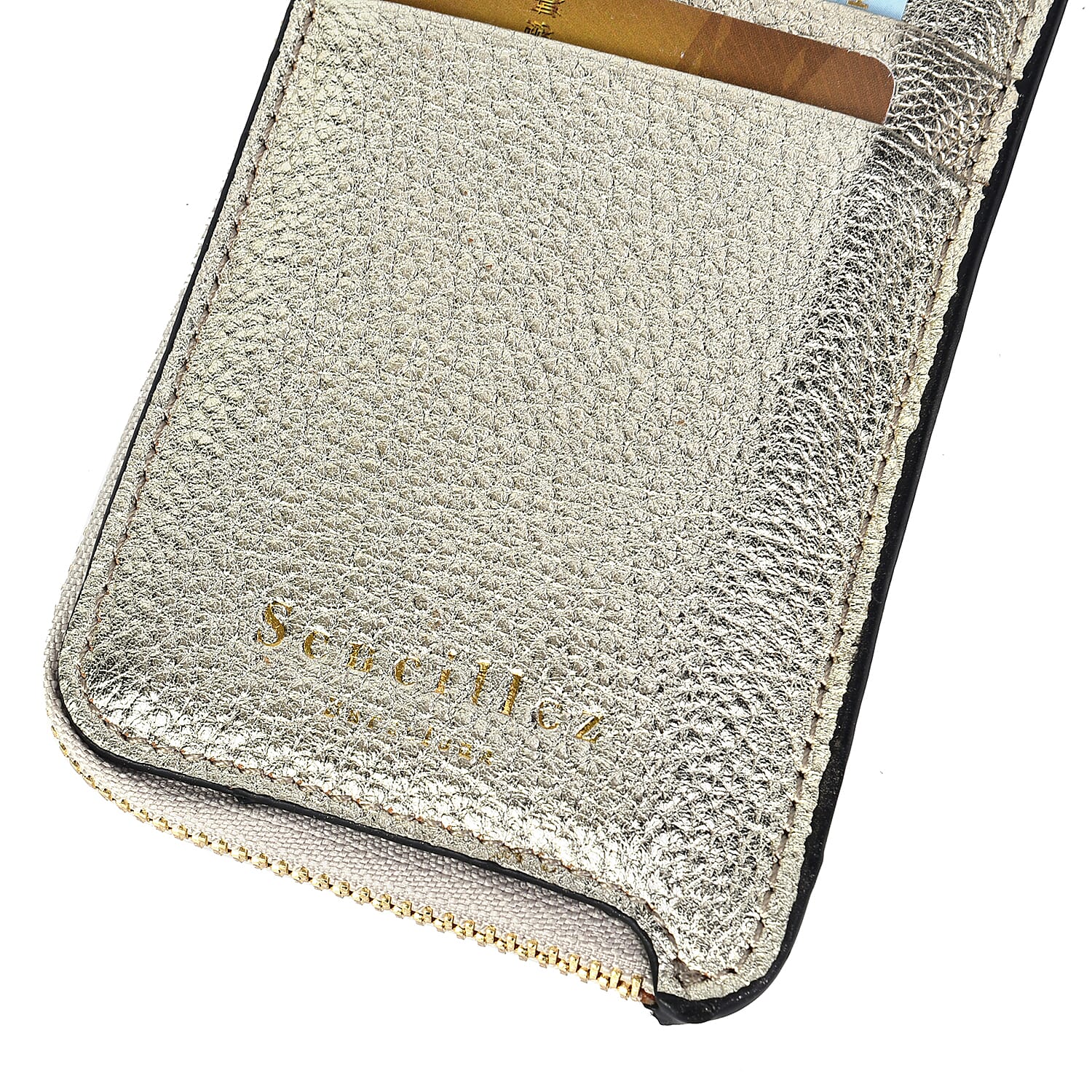 SENCILLEZ Gold Purse