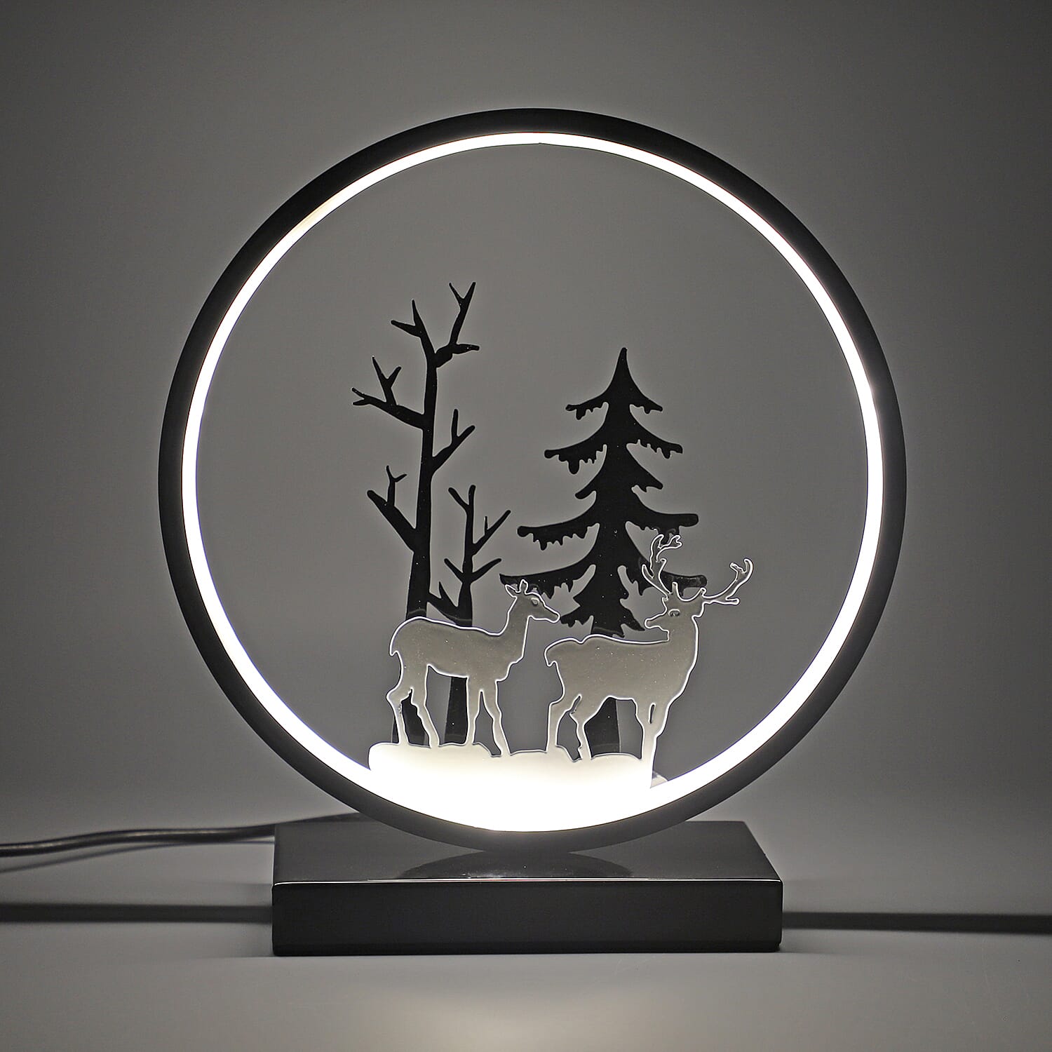 Table lamp colour Black Light source LED light source power: 24 watts material: silica gel alu