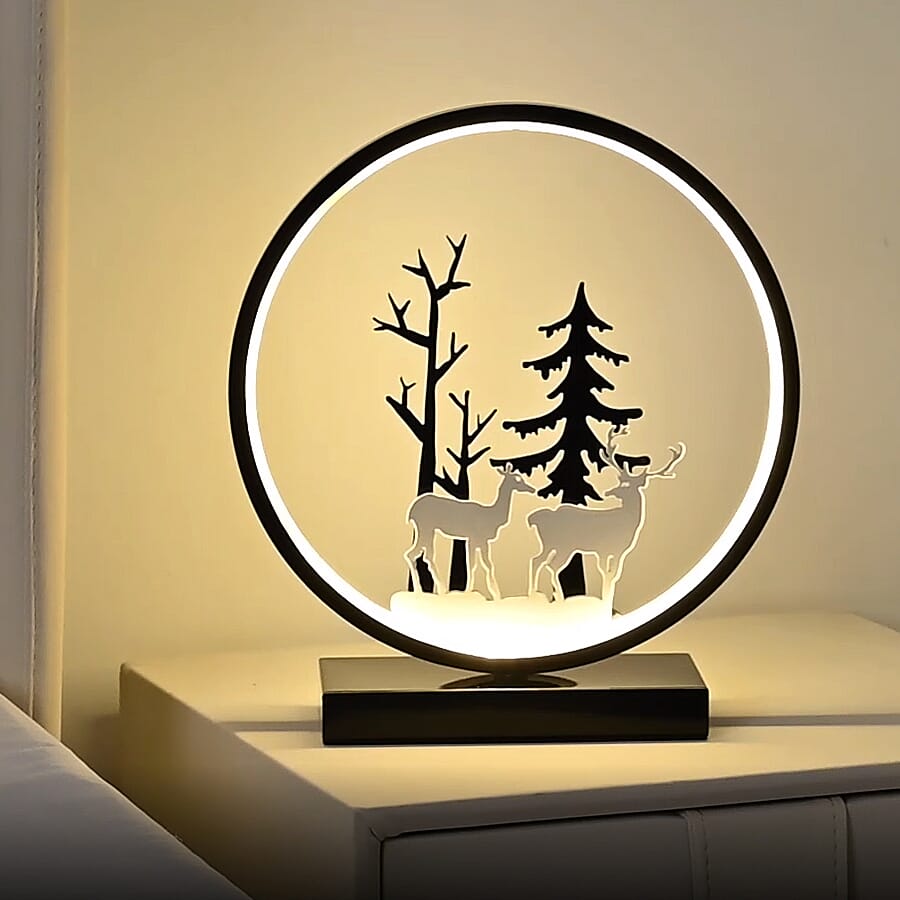 Table lamp colour Black Light source LED light source power: 24 watts material: silica gel alu