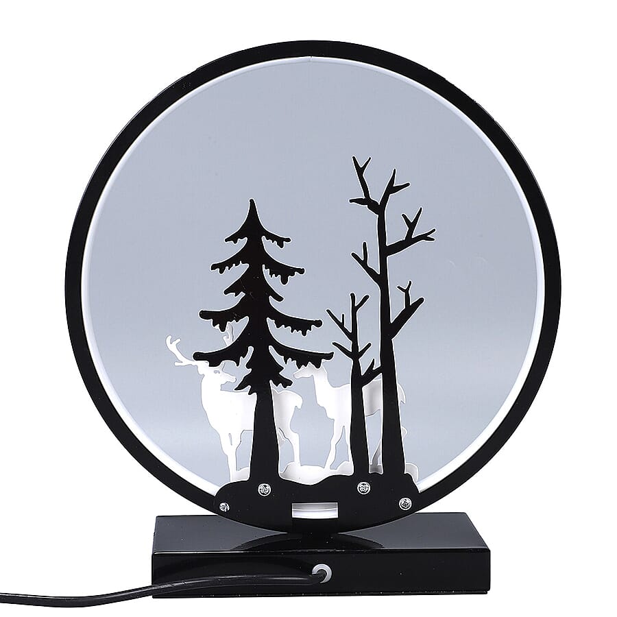 Table lamp colour Black Light source LED light source power: 24 watts material: silica gel alu