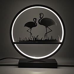Table lamp colour Black Light source LED light source power: 24 watts material: silica gel alu
