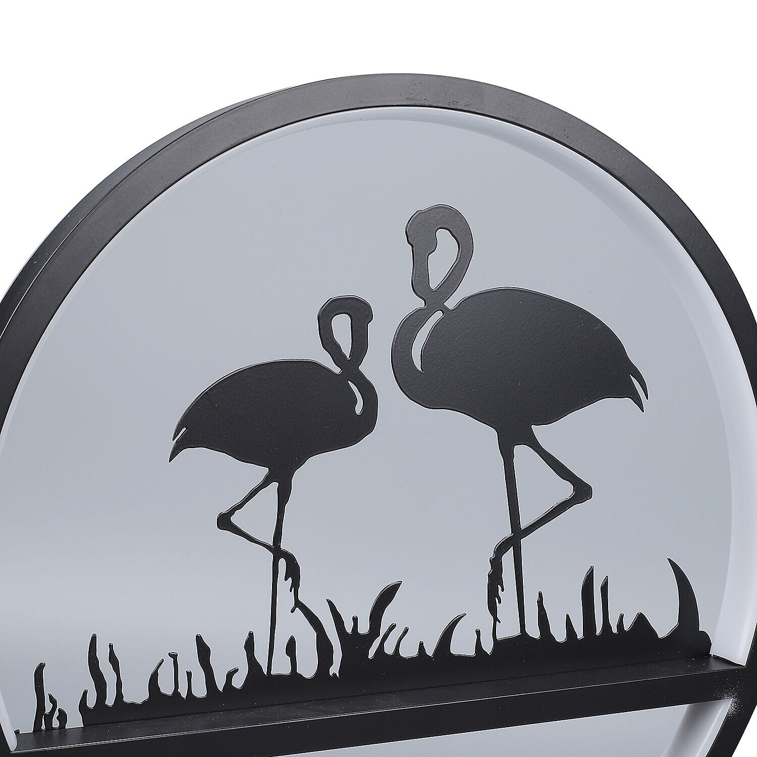 Circular Flamingo Pattern Table Lamp -Size 30x10x33inch