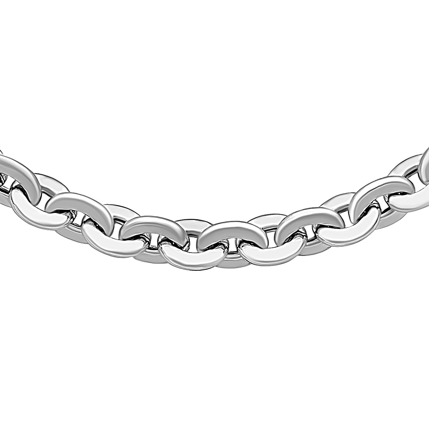 Hatton Garden Close Out Deal- 9K White Gold Necklace (Size 20), Gold wt 10.91 Gms