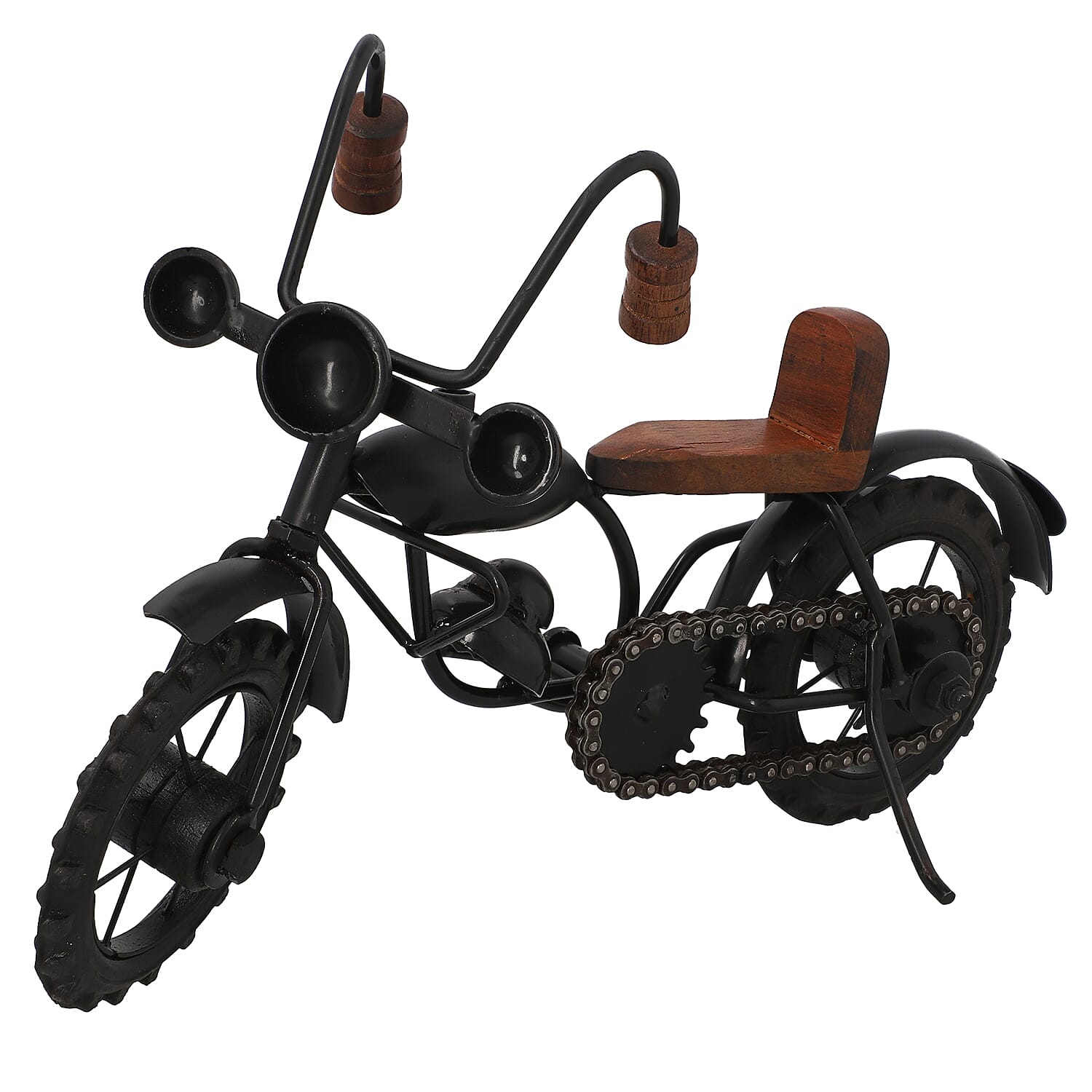 Motor Bike Modle (Size 30.48Lx20.32W Cm) - Black