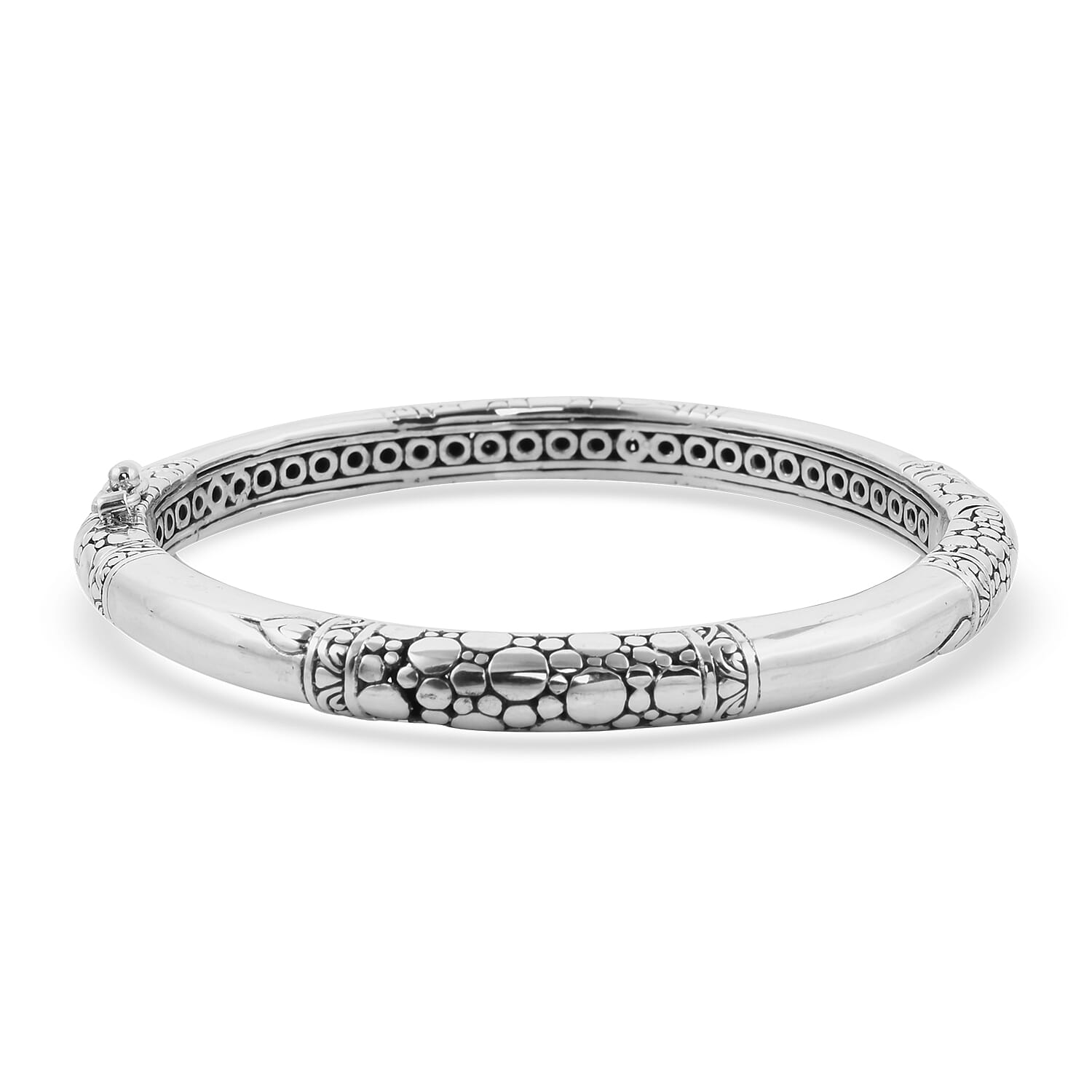 Sterling Silver Bangle (Size 8), Silver Wt. 26.00 Gms