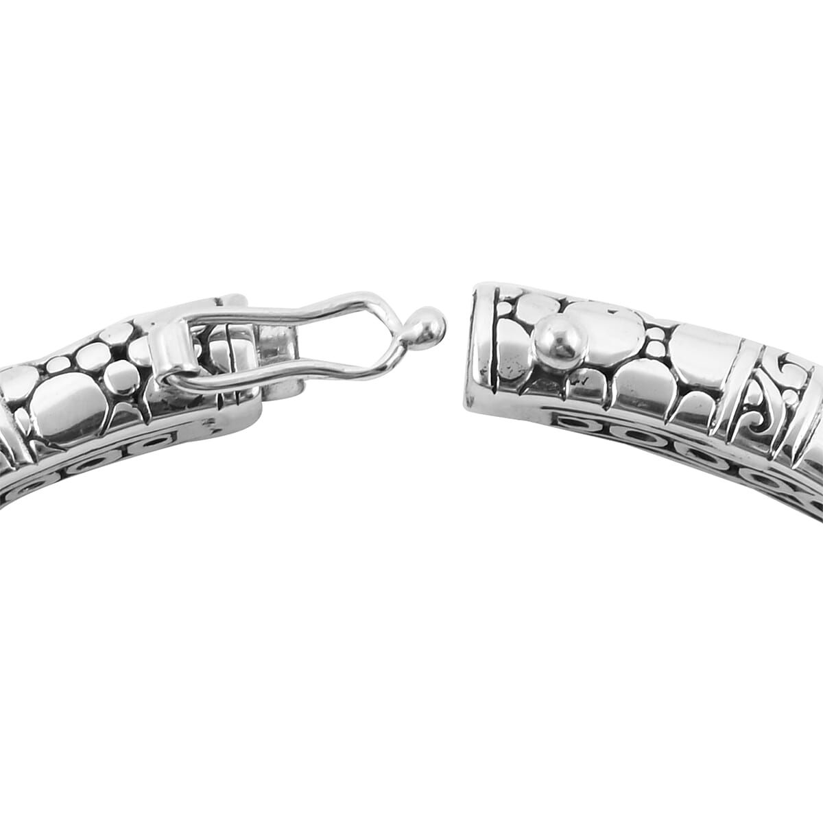 Sterling Silver Bangle (Size 8), Silver Wt. 26.00 Gms