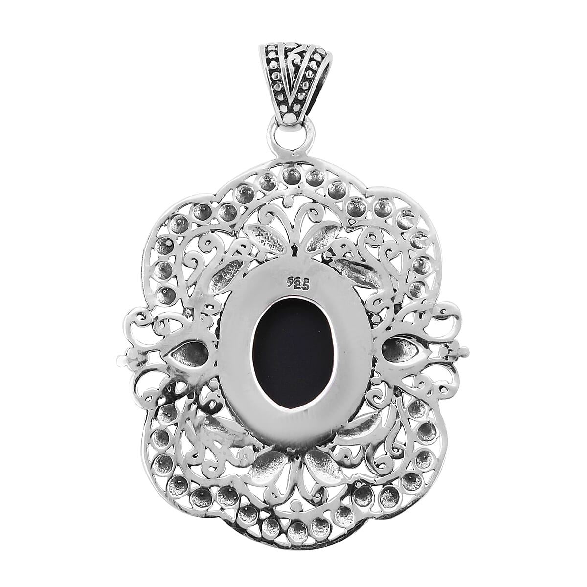 Australian Boulder Opal Pendant in Sterling Silver 9.50 Ct, Silver Wt. 6.32 Gms.