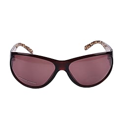 Jean Louis Unisex Oversized Black Sunglasses with Grey Lenses