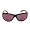 Jean Louis Unisex Oversized Black Sunglasses with Grey Lenses